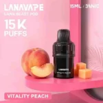 LANA 15000口拋棄式電子煙|15ml大油倉+智能雙顯螢幕:圖片 3